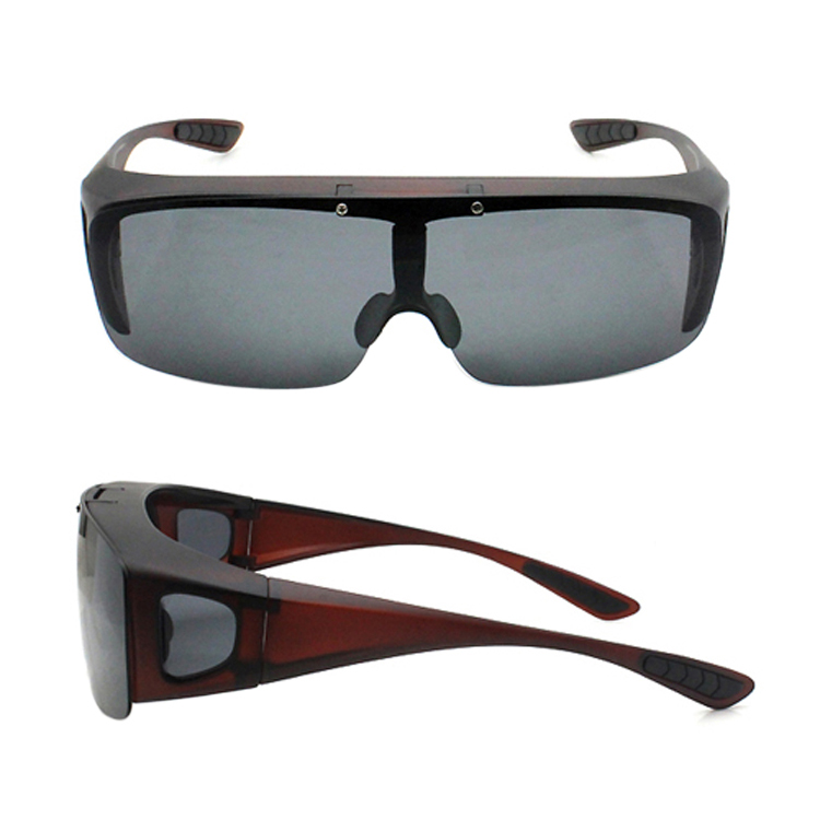 Wholesale Custom Design Flip Up Fit Over Polarized Sunglasses Jiayu